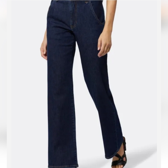Joie Jeans 27 wide leg dark wash NEW - Picture 4 of 9